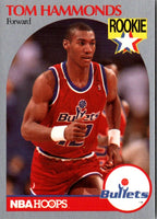 1990 Hoops Team Night Washington Bullets Tom Hammonds #NNO