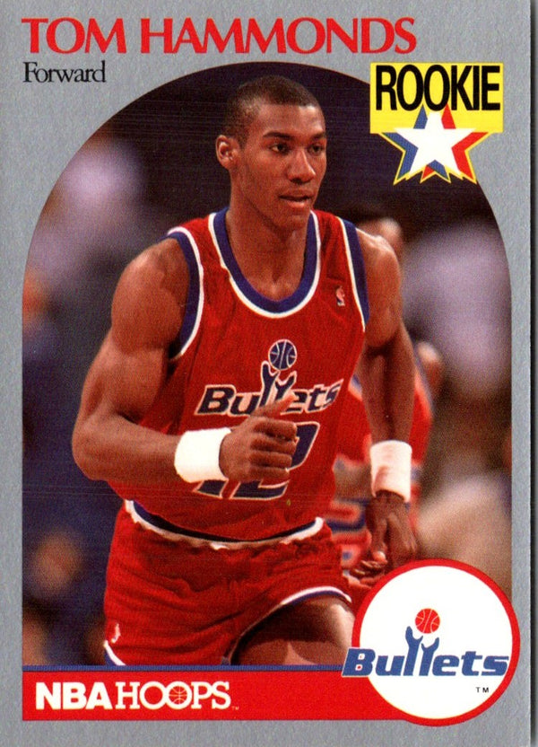 1990 Hoops Team Night Washington Bullets Tom Hammonds #NNO