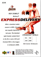2003 Upper Deck MVP Express Delivery Roy Oswalt #ED8