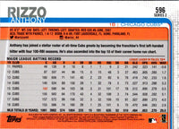2019 Topps Anthony Rizzo #596A