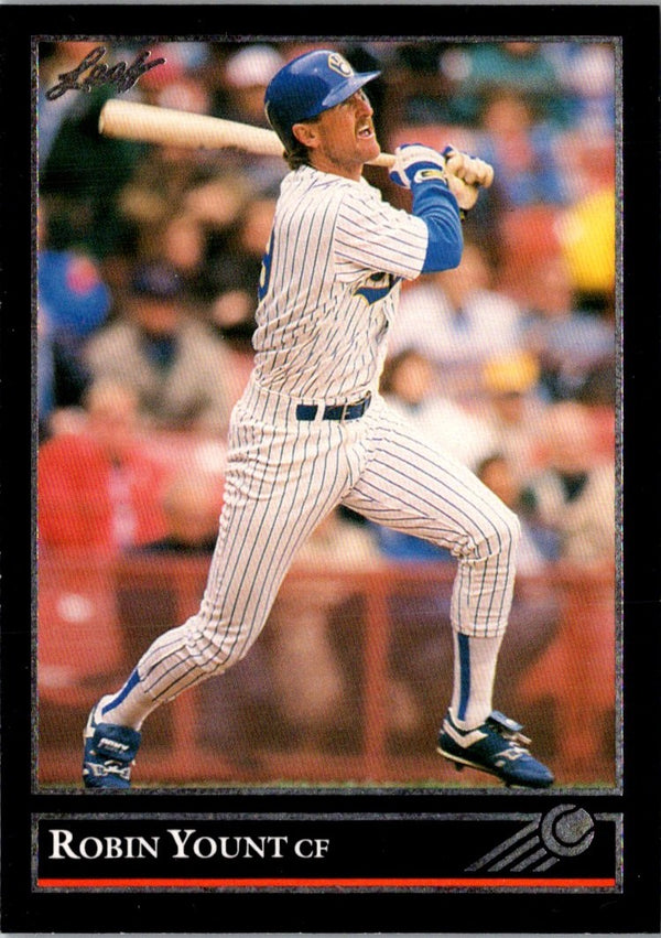 1992 Leaf Black Gold Robin Yount #64