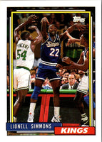 1992 Topps Lionel Simmons #22