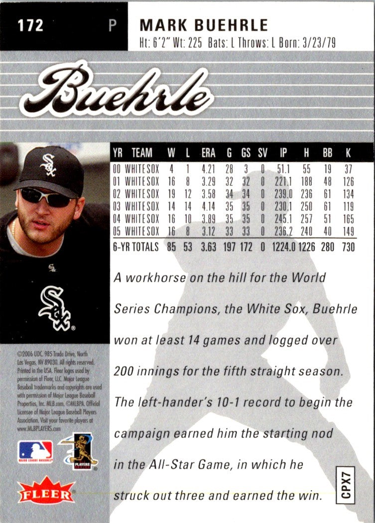 2006 Ultra Mark Buehrle