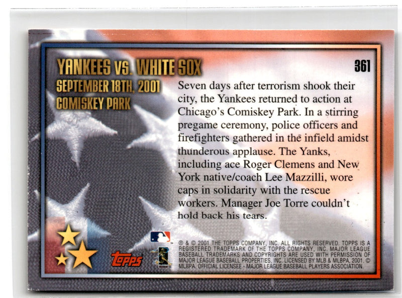 2002 Topps Yankees vs. White Sox