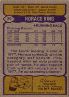 1979 Topps Horace King #26