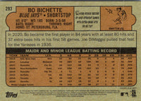 2021 Topps Heritage Red Bo Bichette #293