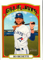 2021 Topps Heritage Red Bo Bichette #293