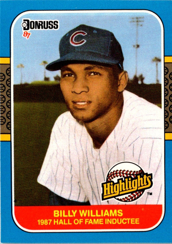 1987 Donruss Highlights Billy Williams #20