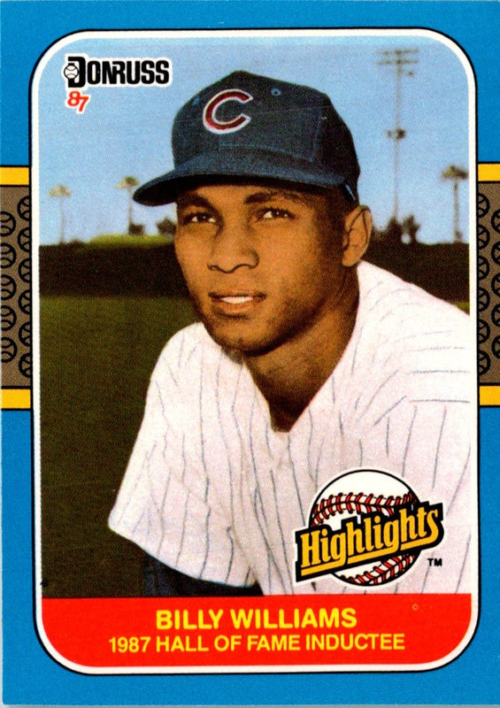 1987 Donruss Highlights Billy Williams #20