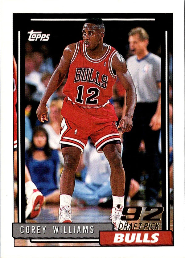 1992 Topps Corey Williams #271 Rookie