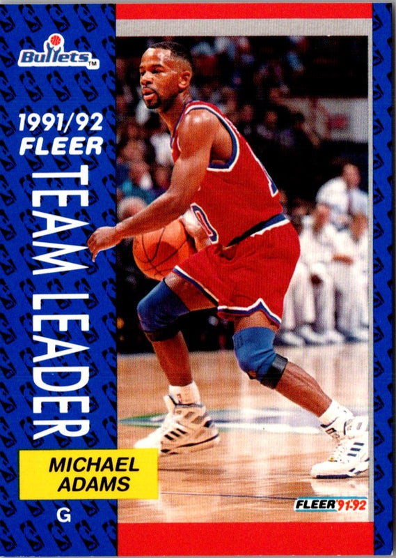 1991 Fleer Michael Adams #398