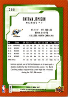 2008 Upper Deck MVP Antawn Jamison #200