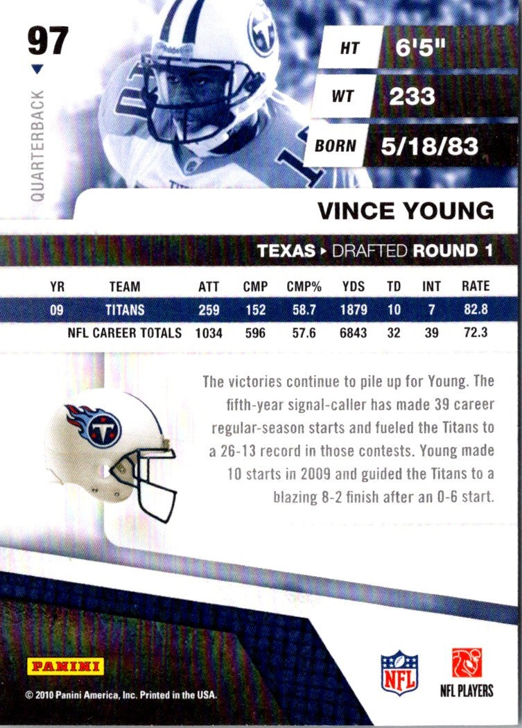 2010 Panini Absolute Memorabilia Vince Young