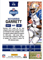 2016 Score Keyarris Garrett #416 Rookie