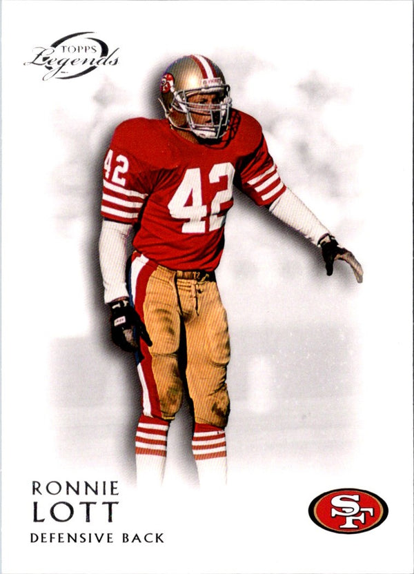 2011 Topps Gridiron Legends Ronnie Lott #72