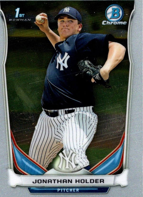 2014 Bowman Draft Picks & Prospects Chrome Jonathan Holder #CDP88