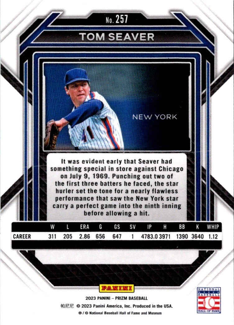 2023 Panini Prizm Blue Ice Tom Seaver