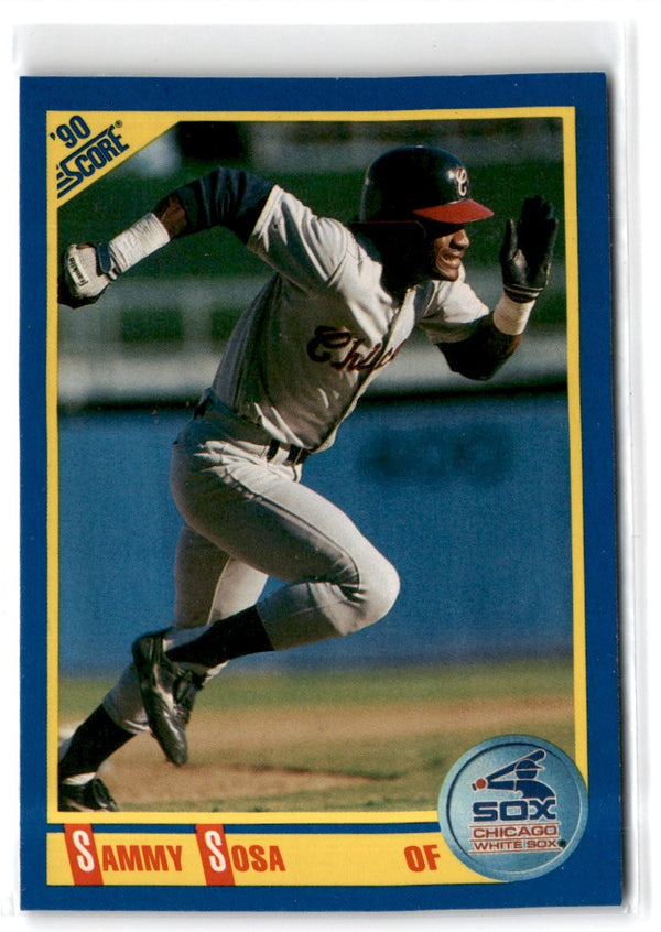 1990 Score Sammy Sosa #558 Rookie