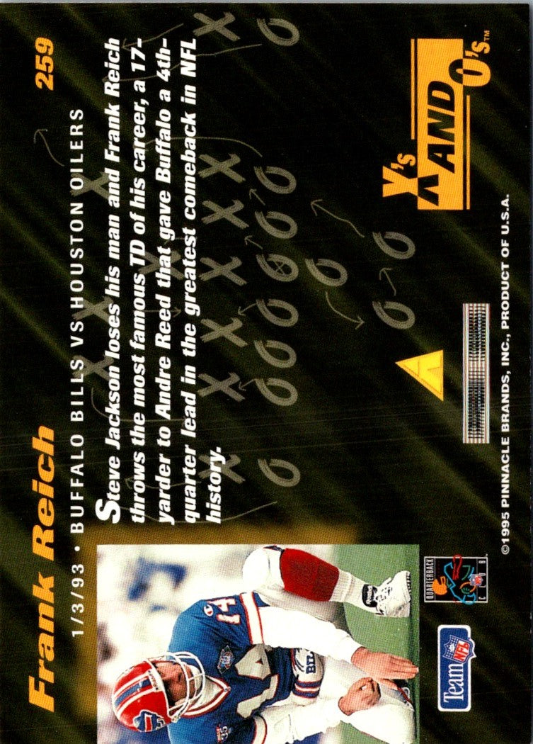 1995 Pinnacle Club Collection Frank Reich