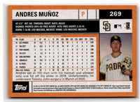 2020 Topps Archives Andres MuÃ±oz #269 Rookie