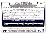 2012 Bowman Draft Picks & Prospects Chrome Wily Peralta #48