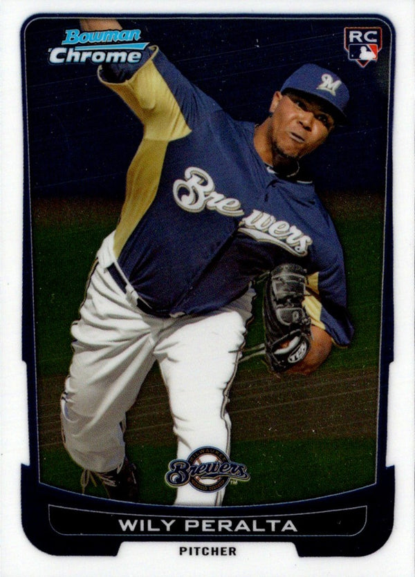 2012 Bowman Draft Picks & Prospects Chrome Wily Peralta #48