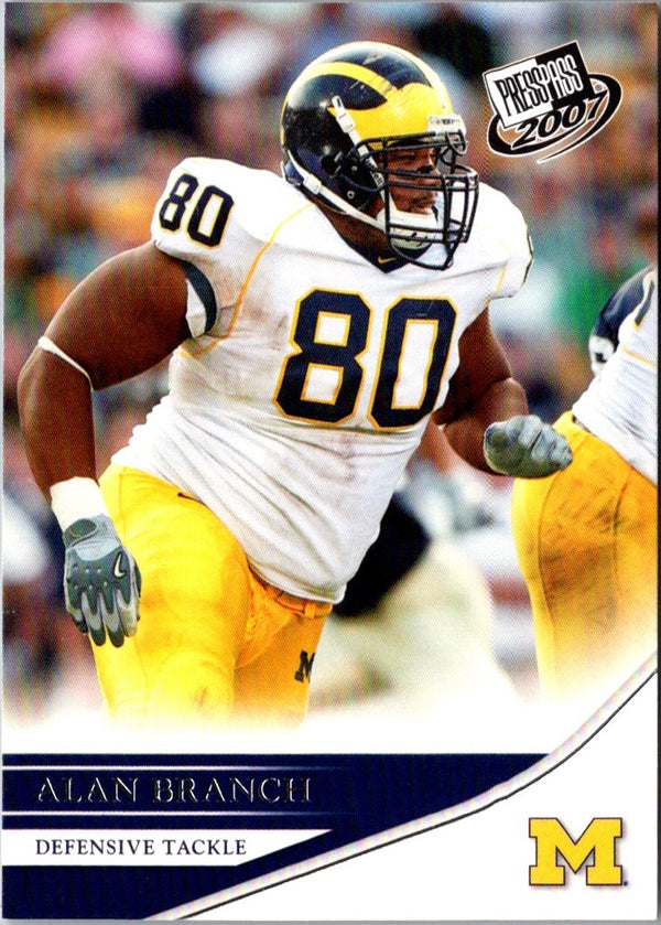 2007 Press Pass Alan Branch #25