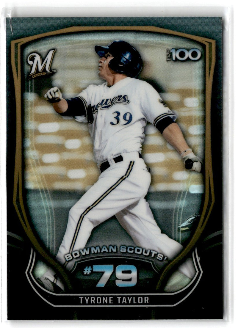 2015 Bowman Scouts Top 100 Tyrone Taylor