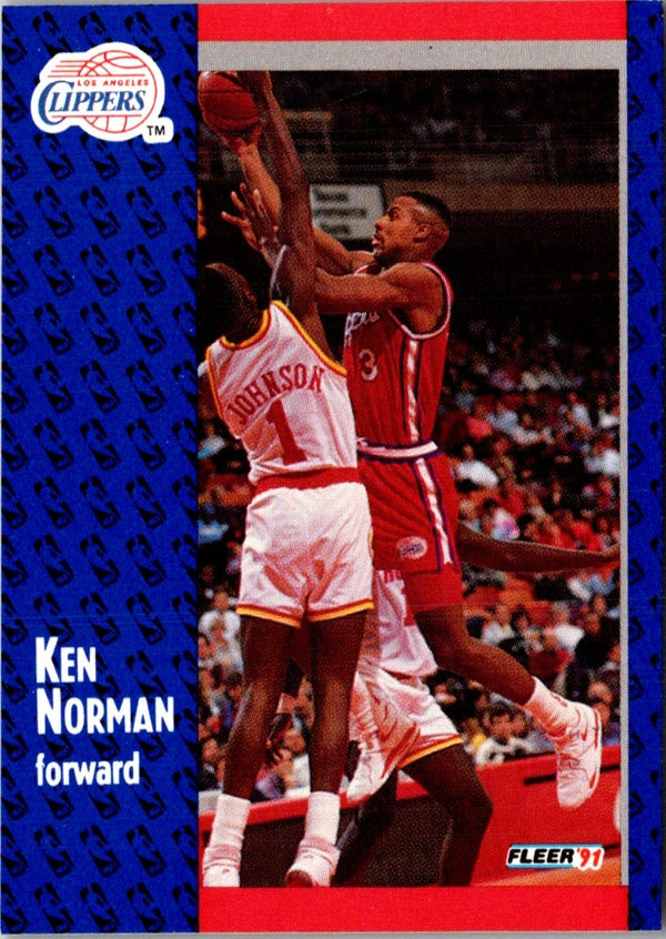 1991 Fleer Ken Norman #93