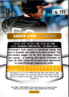 2014 Panini Prizm Andrew Lambo #195 Rookie
