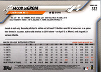 2020 Topps Jacob deGrom #332