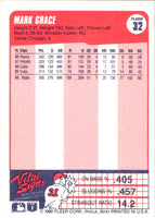 1990 Fleer Mark Grace #32