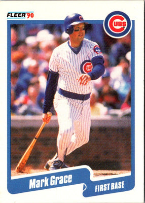 1990 Fleer Mark Grace #32