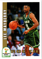 1992 Hoops Lee Mayberry #419 Rookie