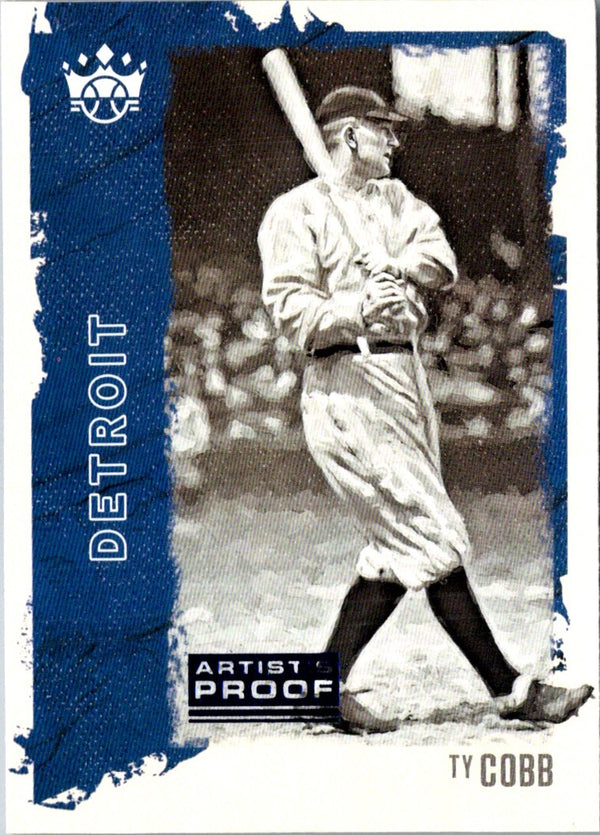 2021 Panini Diamond Kings Artist Proof Blue Ty Cobb #23