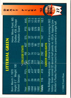 1992 Front Row Draft Picks Litterial Green #27