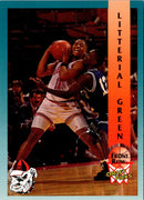 1992 Front Row Draft Picks Litterial Green