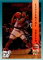 1992 Front Row Draft Picks Litterial Green #27