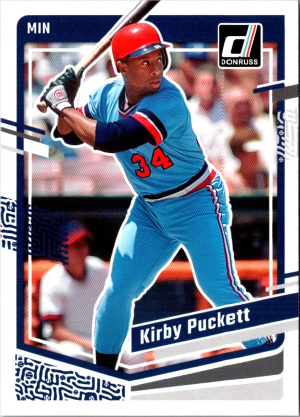 2023 Donruss Holo Blue Kirby Puckett #202