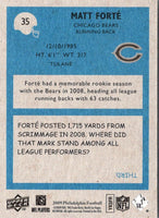 2009 Upper Deck Matt Forte #35
