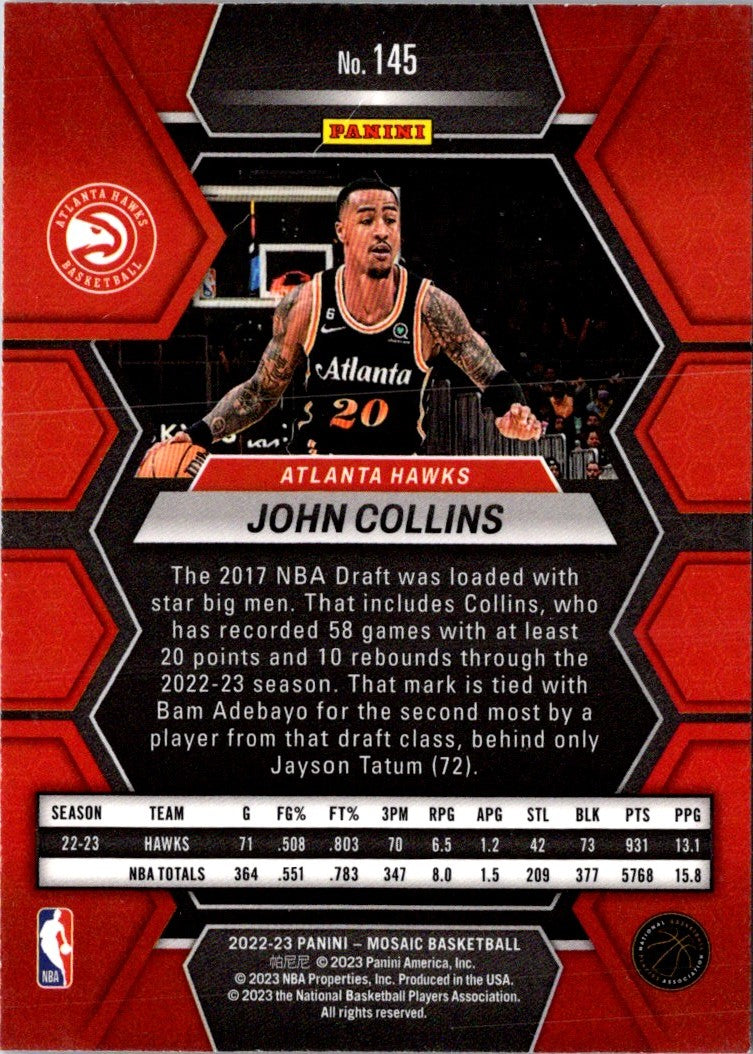 2022 Panini Mosaic John Collins