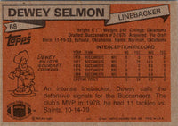 1981 Topps Dewey Selmon #68
