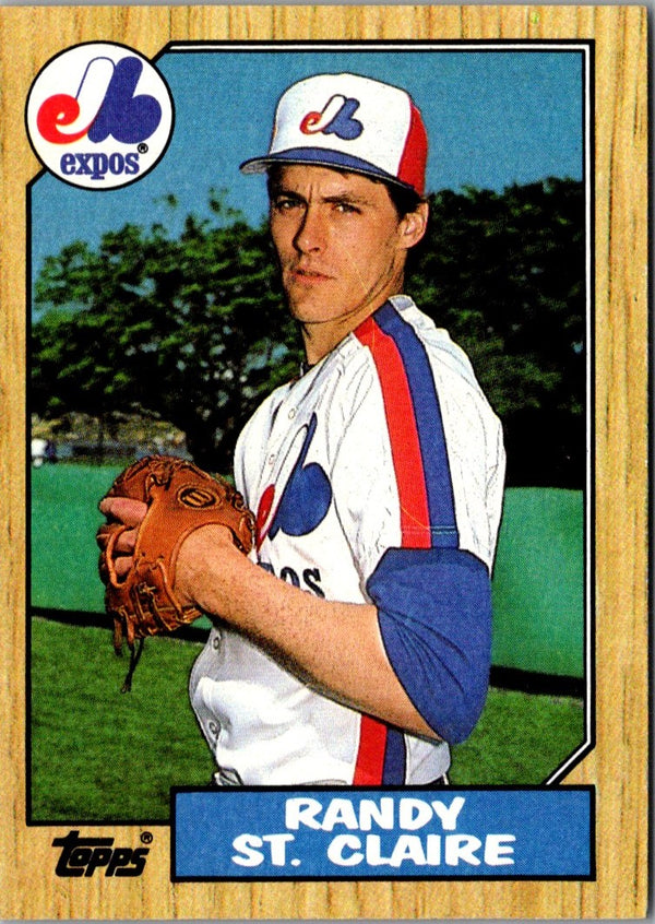 1987 Topps Randy St. Claire #467