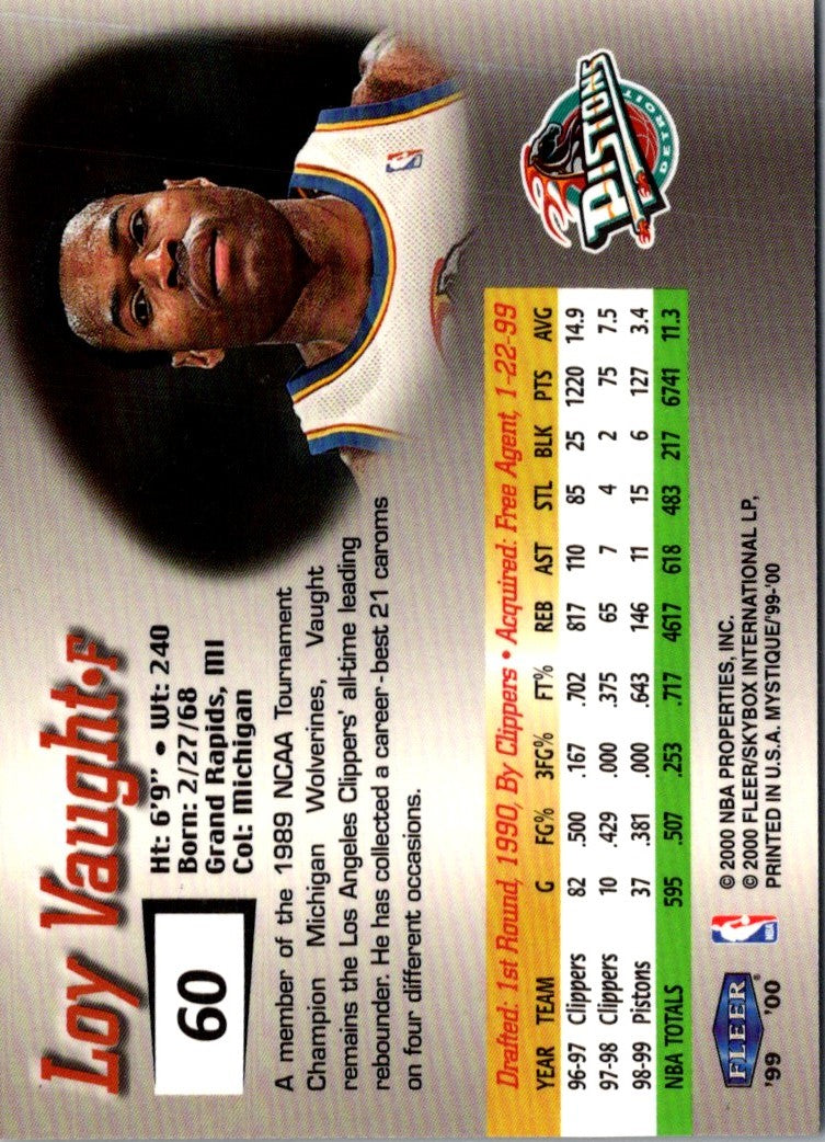 1999 Fleer Mystique Loy Vaught