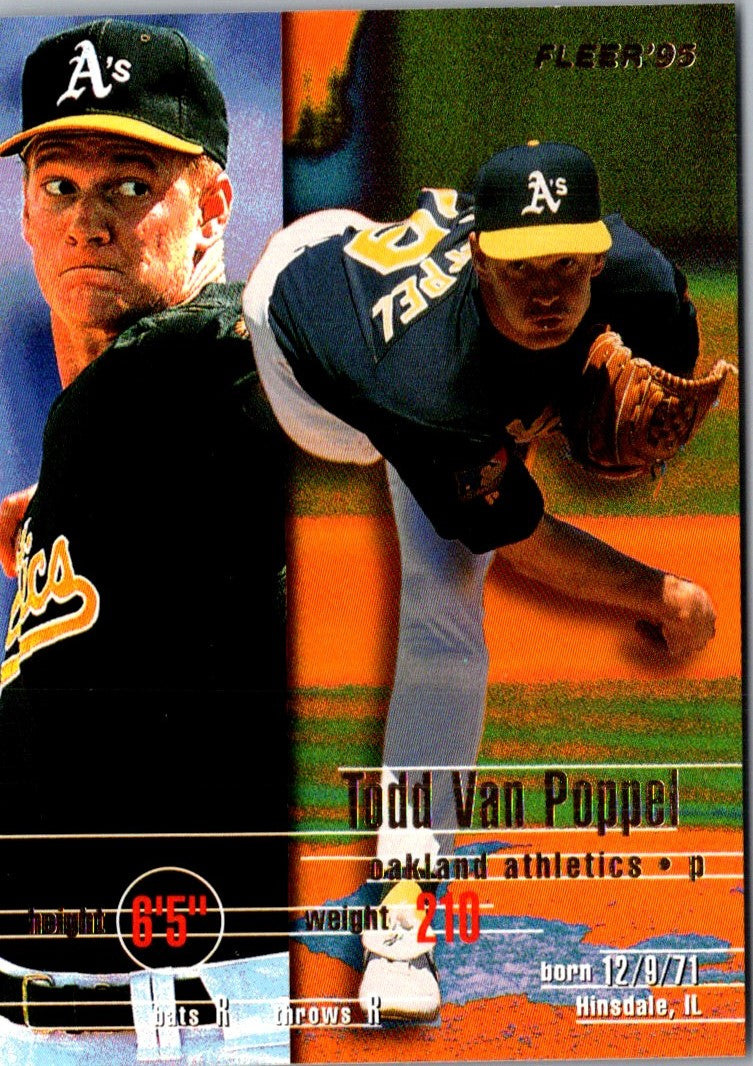 1995 Fleer Todd Van Poppel