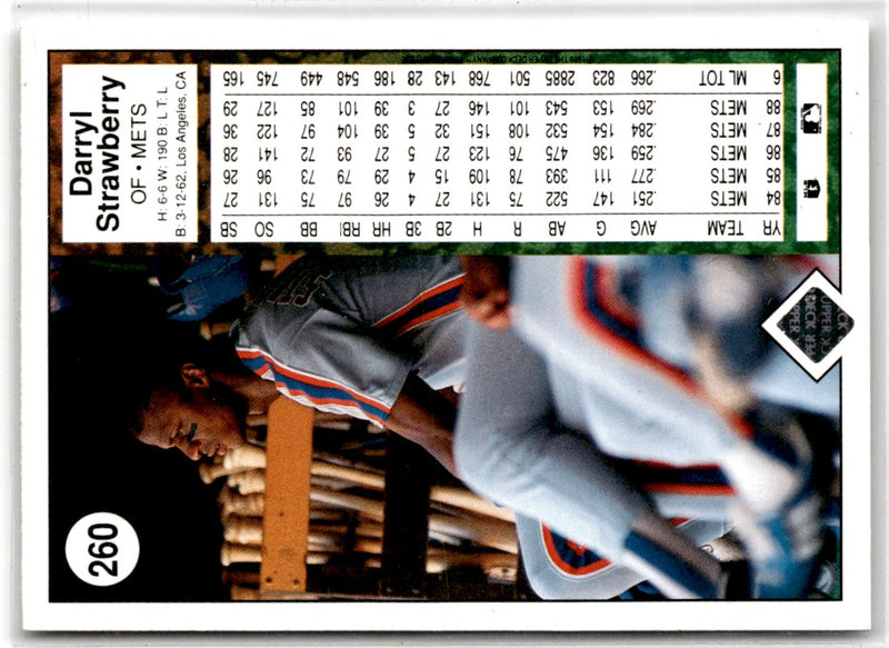 1989 Upper Deck Darryl Strawberry