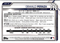 2021 Bowman Chrome Prospects Oswald Peraza #BCP-50