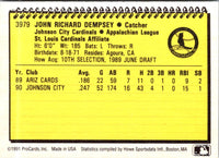1991 ProCards John Dempsey #3979