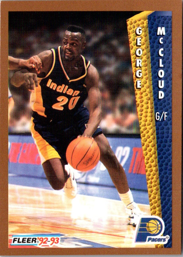 1992 Fleer George McCloud #350