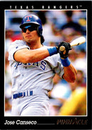 1993 Pinnacle Jose Canseco